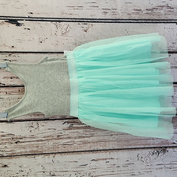 NWT Spotted Zebra 3T Tulle fairy princess mint skirt and tank summer mint dress - Picture 1 of 4